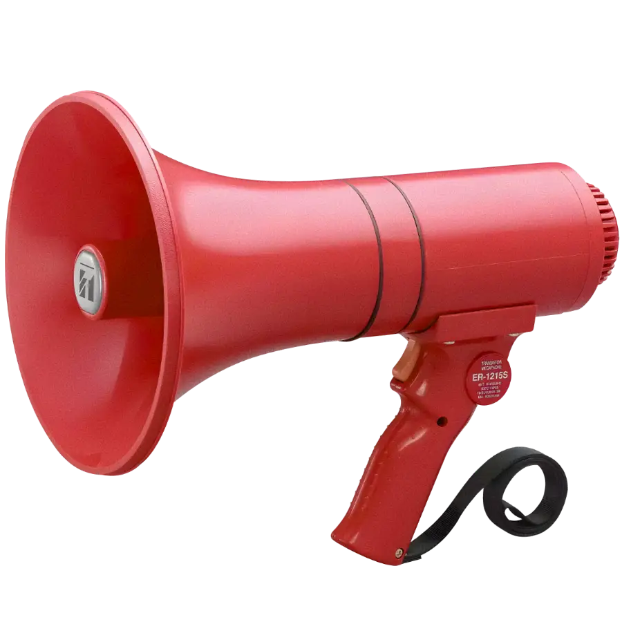 red megaphone